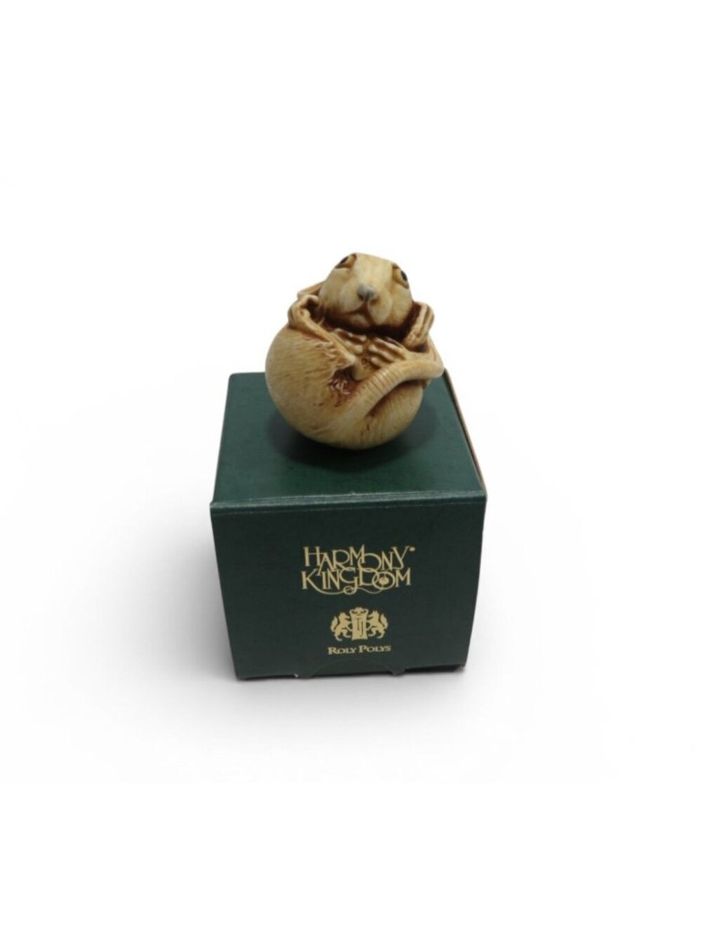 Harmony Kingdom Fred Mouse Roly Poly Trinket Box Vintage 2001 Kitchener Signed